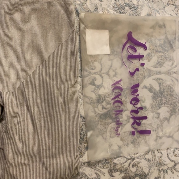 Grey ribbed Katy Elise Henry leggings - Picture 6 of 6